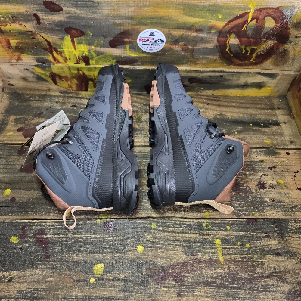 Size‎ 9 - Salomon X Ultra 4 GORE-TEX Mid Ebony Mocha Mousse Women - Picture 5 of 8